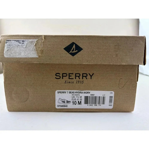 Sperry Top-Sider NEW Women's 7 Seas Hydra Sneaker Ivory Size 10 M Slip on Boat - Picture 10 of 10